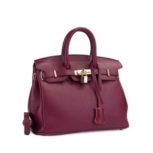 Poseta Piele Mini Edith - BORDO
