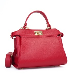 Poseta Piele Mini Otilia - ROSU