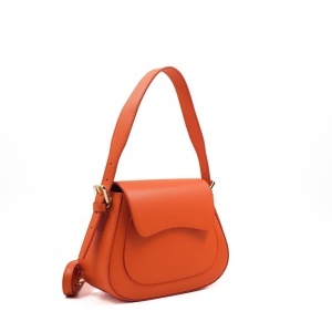 Poseta Piele Mini Pauline - PORTOCALIU