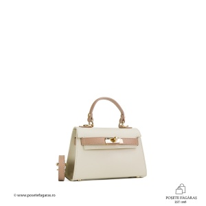 Poseta Piele Thea Baby - BEJ-ROZ-PUDRA