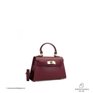 Poseta Piele Thea Baby - BORDO