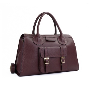 Poseta Piele Tiara - BORDO