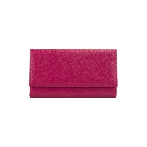 Portofel Piele Cristiana - FUCSIA-INCHIS