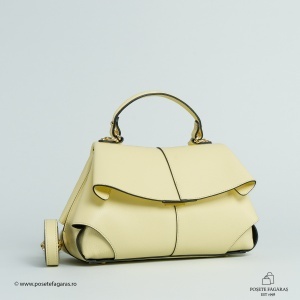 Poseta Piele Amelie - GALBEN