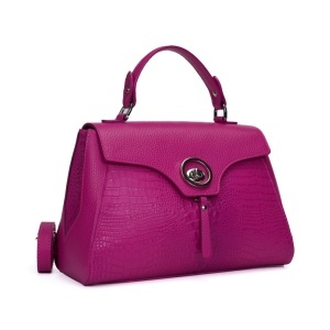Poseta Piele Antonina - FUCSIA