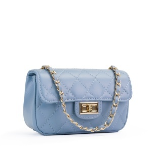 Poseta Piele Baby Ruby - BLEU