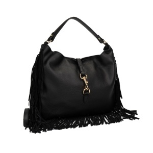 Poseta Piele Bonnie - NEGRU