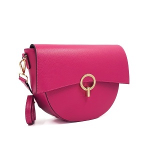 Poseta Piele Christine - FUCSIA