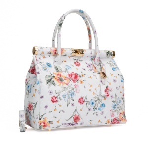 Poseta Piele Jennifer - FLORAL