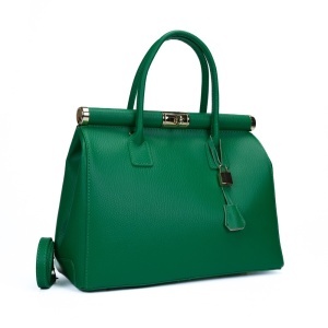 Poseta Piele Jennifer - VERDE