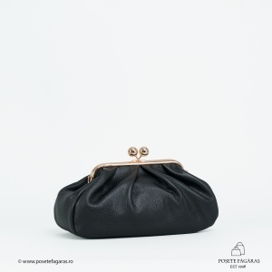 Poseta Piele Lilith - NEGRU