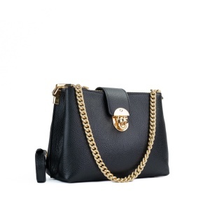 Poseta Piele Mini Noelle - NEGRU