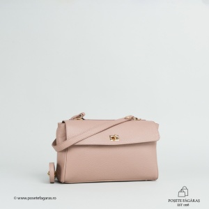Poseta Piele Victoria - ROZ-PUDRA
