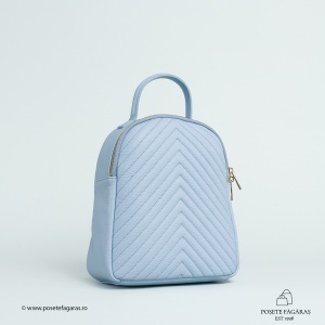 Rucsac Piele Erna - BLEU DESCHIS
