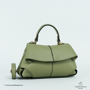 Poseta Piele Amelie - VERDE