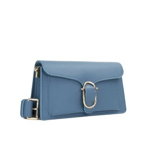 Poseta Piele Anabelle - ALBASTRU-DESCHIS