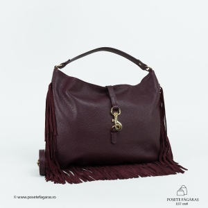Poseta Piele Bonnie - BORDO