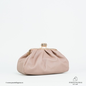 Poseta Piele Lilith - ROZ-PUDRA