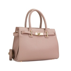 Poseta Piele Louise - ROZ-PUDRA