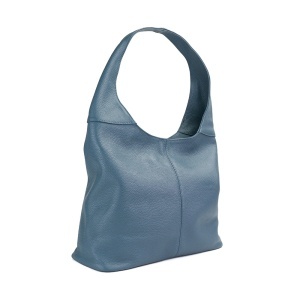 Poseta Piele Nicola - ALBASTRU-DESCHIS