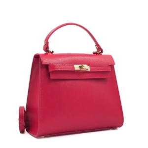 Poseta Piele Teresa - FUCSIA