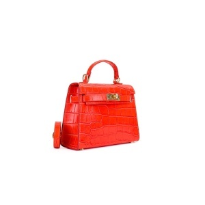 Poseta Piele Thea Croco Baby - CARAMIZIU