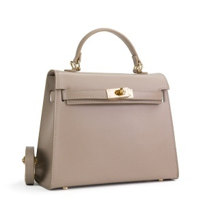 Poseta Piele Thea Slim - CREM