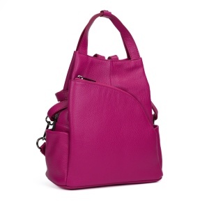 Rucsac Piele Charlene - FUCSIA