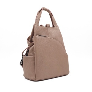 Rucsac Piele Charlene - ROZ-PUDRA