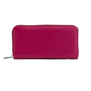 Portofel Piele Vera - FUCSIA-INCHIS