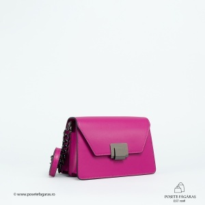 Poseta Piele Emilia - FUCSIA