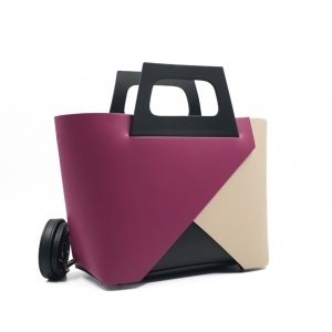 Poseta Piele Mathilda - FUCSIA-SIMPLU