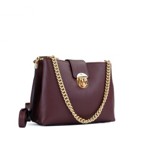 Poseta Piele Mini Noelle - BORDO