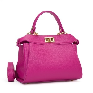 Poseta Piele Mini Otilia - FUCSIA