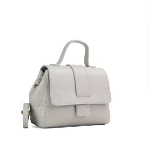 Poseta Piele Olivia - GRI-DESCHIS