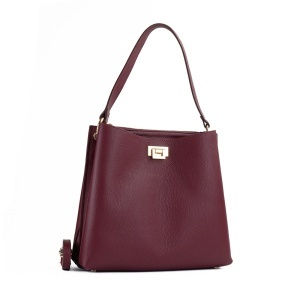 Poseta Piele Stephanie - BORDO