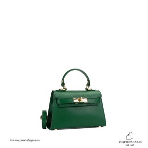 Poseta Piele Thea Baby - VERDE