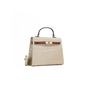 Poseta Piele Thea Croco Baby - BEJ-CONIAC
