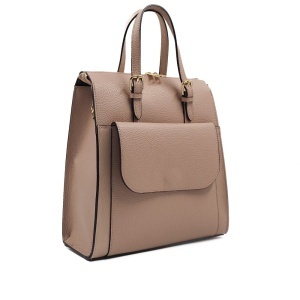 Rucsac Piele Alessa - ROZ-PUDRA