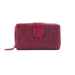 Portofel Piele Retro Judy - FUCSIA