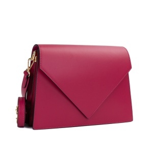 Poseta Piele Gabrielle - FUCSIA