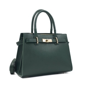 Poseta Piele Louise - VERDE INCHIS