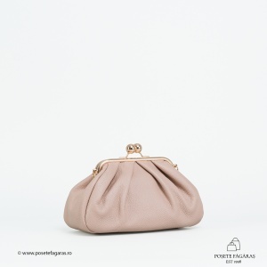 Poseta Piele Mini Lilith - ROZ-PUDRA