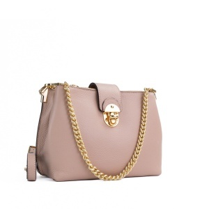 Poseta Piele Mini Noelle - ROZ-PUDRA