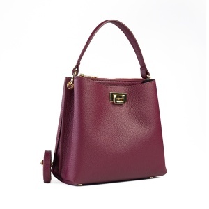 Poseta Piele Mini Stephanie - BORDO