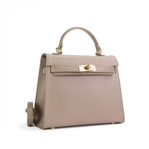 Poseta Piele Thea Slim Mini Resigilata - CREM