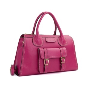 Poseta Piele Tiara - FUCSIA