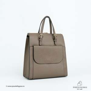 Rucsac Piele Alessa - TAUPE