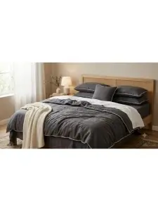 Set lenjerie de pat uni gri ci vipusca 7 piese 160 x 200 (Copy 1)