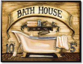 Tablou baie - Bath House